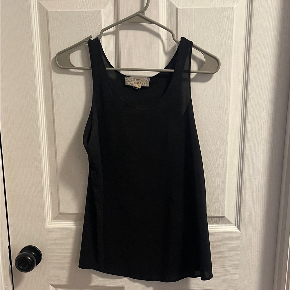 Pink Republic Black Tank Top